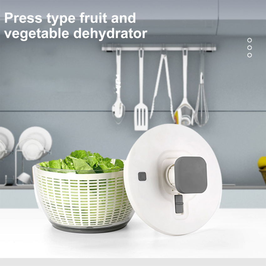Loại Báo Chí Rau Dehydrator Trái Cây Máy Sấy đồ gia dụng sức chứa lớn Dehydrator phụ kiện nhà bếp Cống Salad Giỏ Tiện Ích