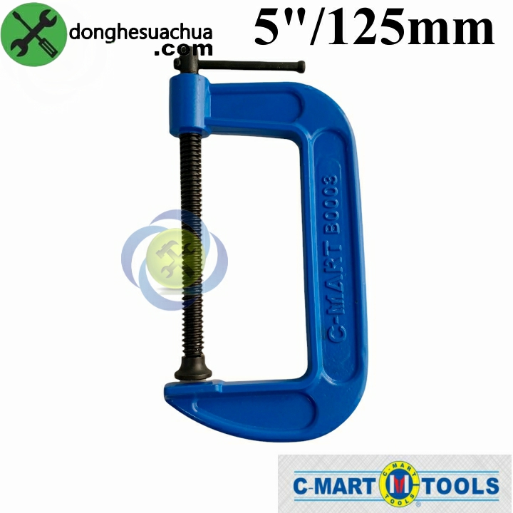 Cảo chữ c c-mart b0003-5 loại 5 inch 125mm