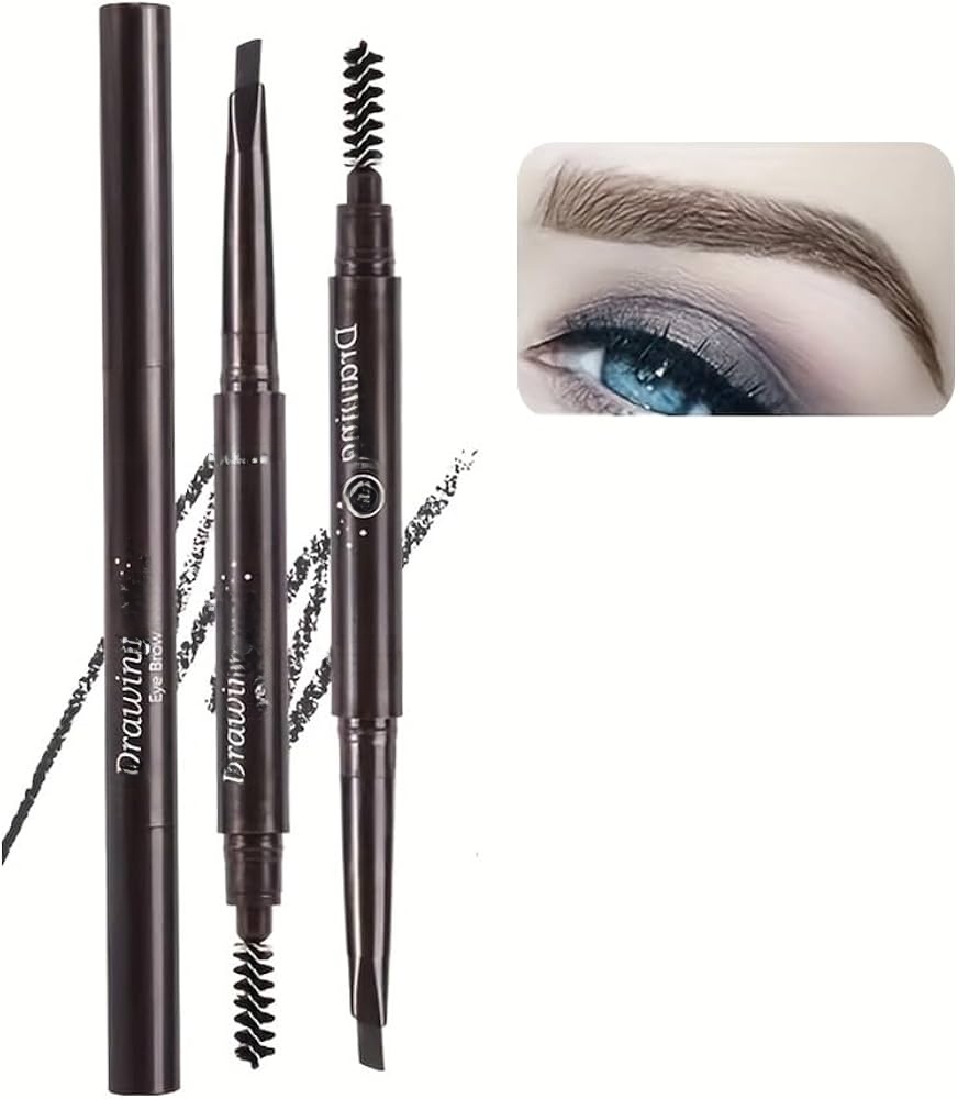 Waterproof Eyebrow Pencil With Brush Longwearing for Perfect Brows