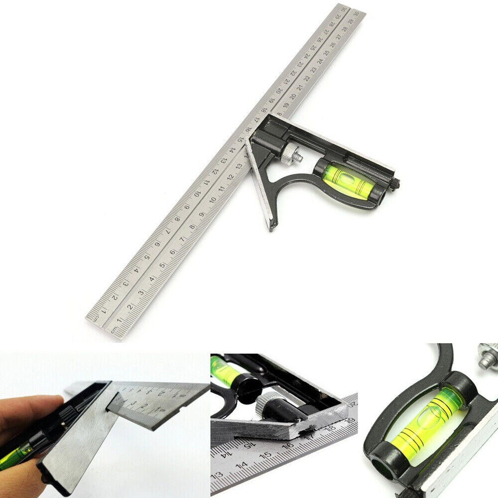 Tilted Ruler New Adjustable Engineers Combination Try 90-degree Multi-functional ...
