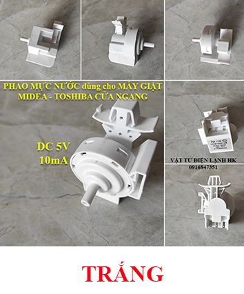 Phao máy giặt midea toshiba- van áp lực nước mg lg - media - sanyo aqua cửa ngang màu nâu - cảm biến mức nước