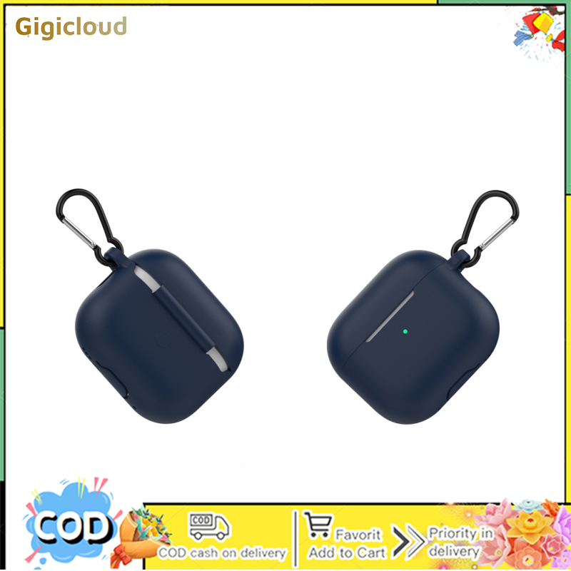 Silicone Cover Case Compatible For Airpods Pro 2 Bluetooth-compatible Headset (with Lanyard Carabiner)
