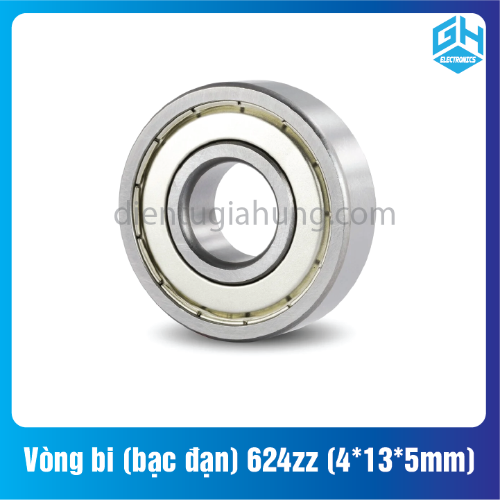 Combo 1 cặp 2 cái Vòng bi (bạc đạn) 624zz loại (4*13*5mm)
