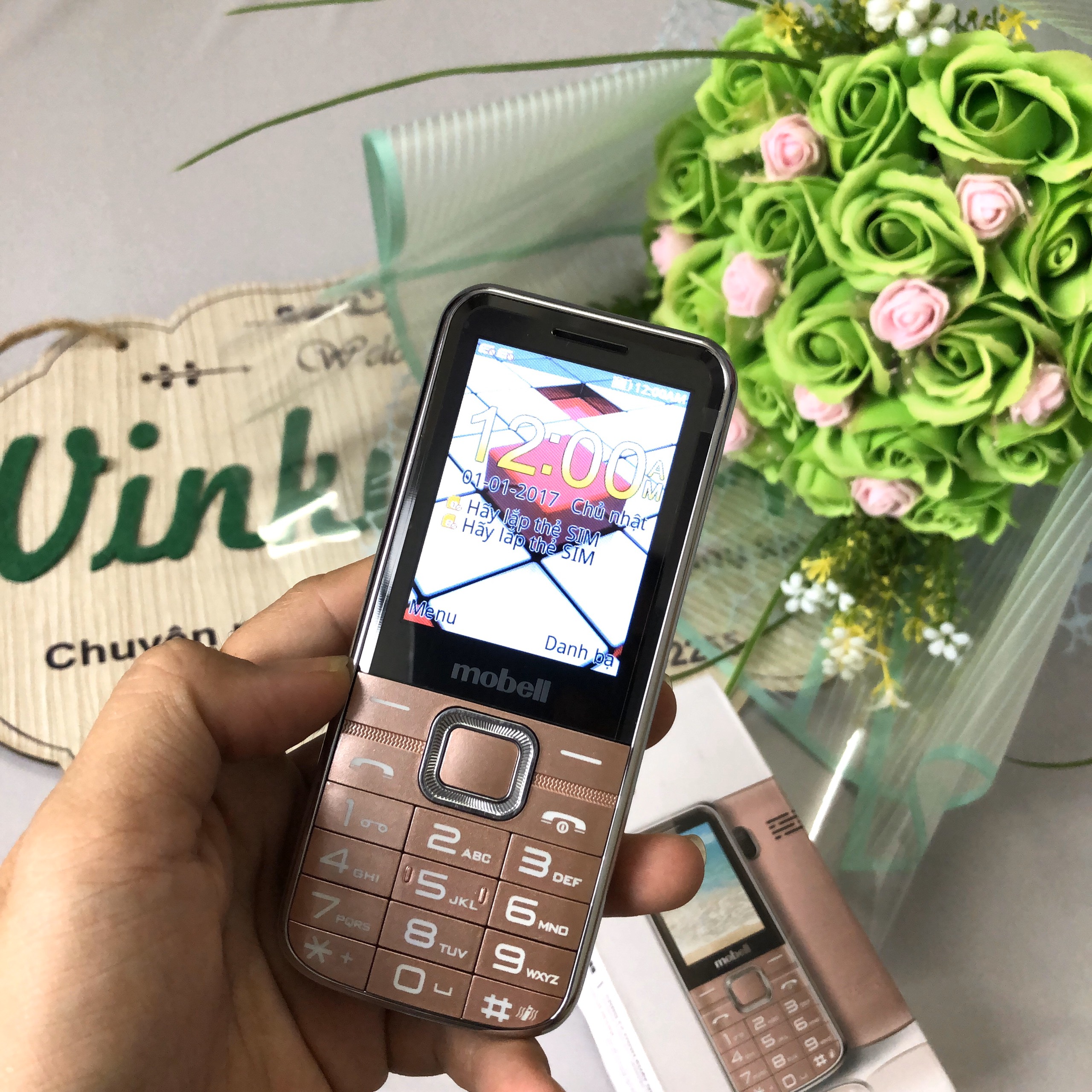 Điện thoại Mobell M389 2 sim mới Fullbox Bảo hành 12 tháng