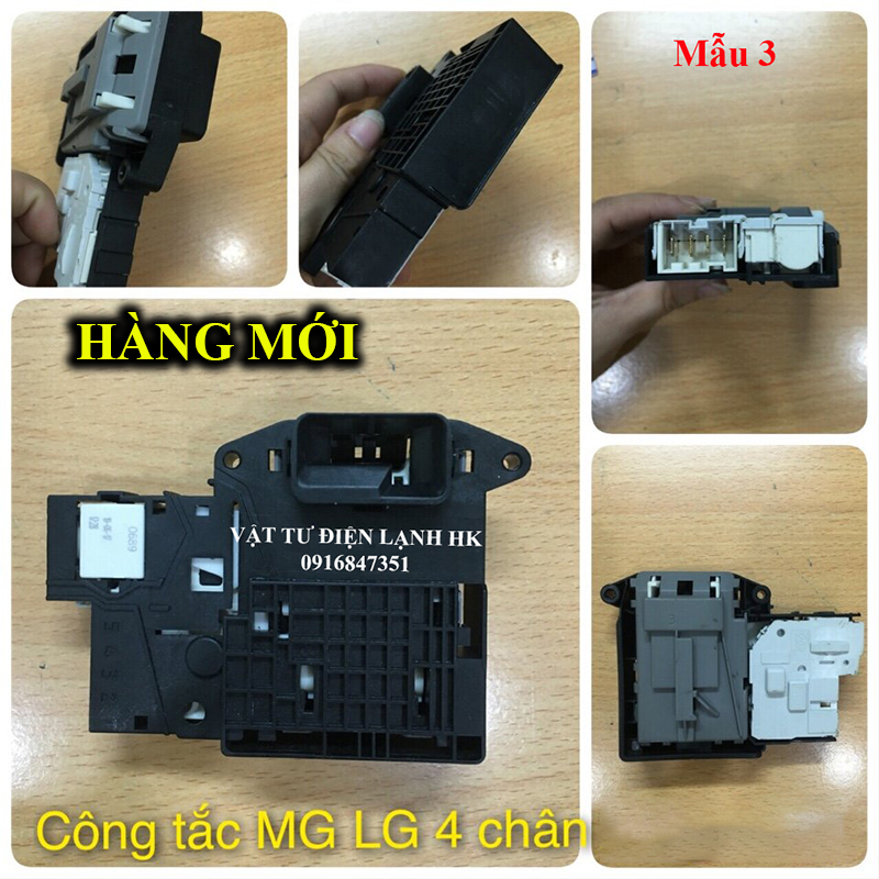 Công tắc khoá cửa máy giặt Lg - công tắc cửa máy giặt lg - khoá máy giặt lg hàng Mới