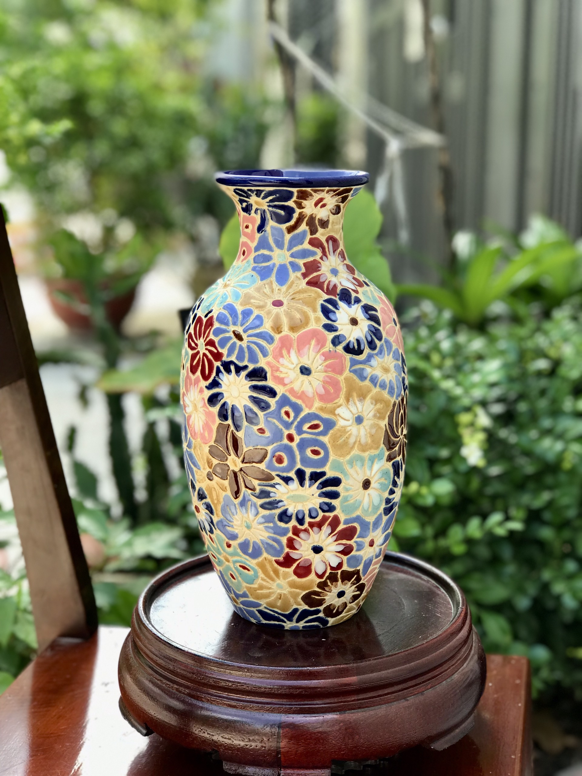 Bình bách hoa gốm sứ biên hòa 29cm