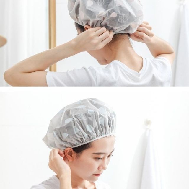 Mũ Trùm Đầu Nilon Tránh Ướt Tóc