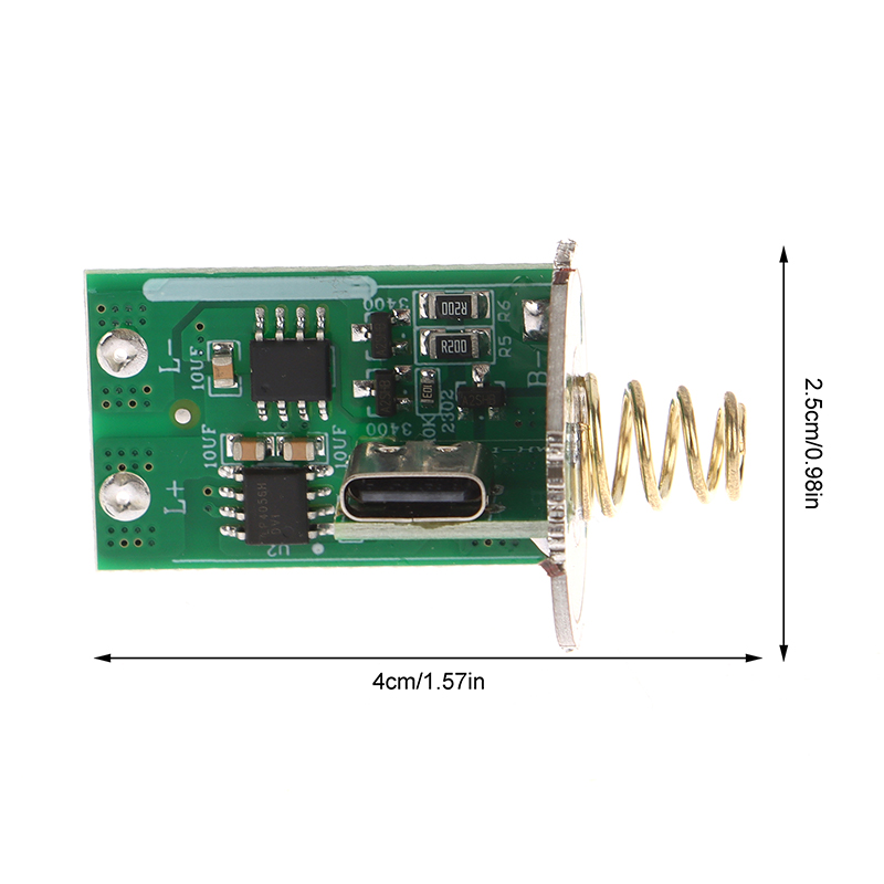 Flashlight Parts Switch Circuit Board 3.7V Type-C Micro USB Charging Port LED Driving Board With Charge Protection. 