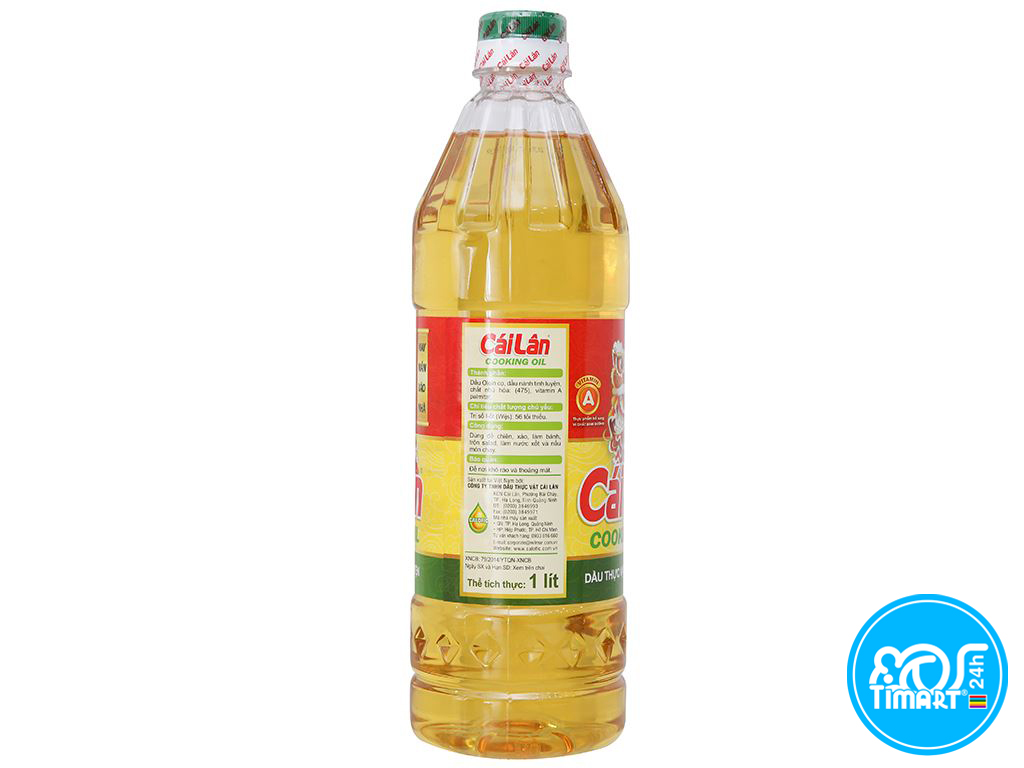 [TI MART] Dầu thực vật tinh luyện Cái Lân chai 1 lít