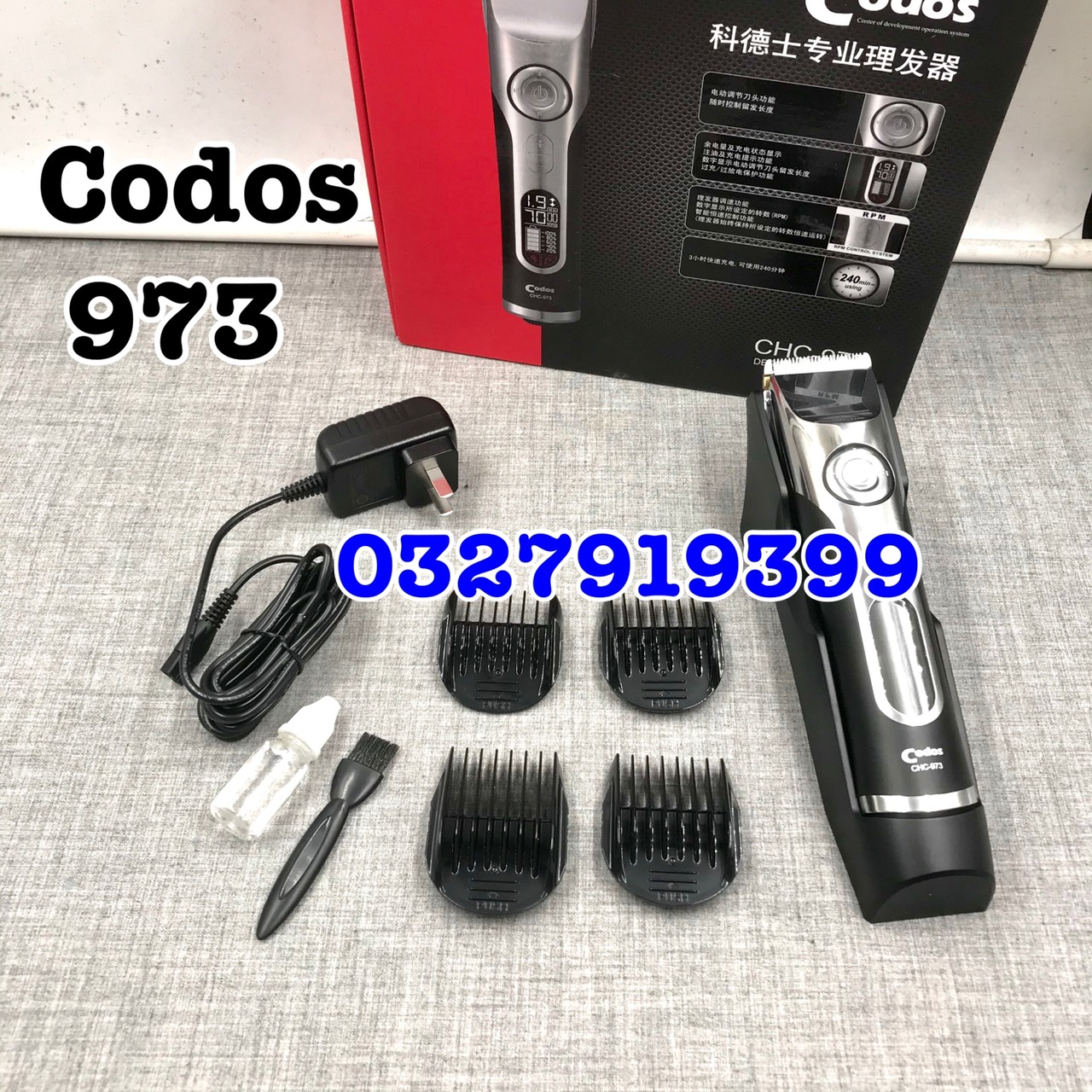 Tông đơ cắt tóc cao cấp codos 973