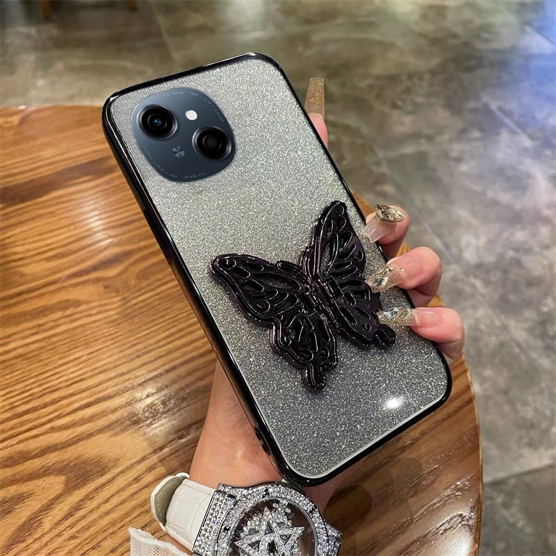 For%20Tecno%20Spark%2040C%20Case%20with%20Cute%20Butterfly%20Stand%20Luxury%20Slim%20Gradient%20Clear%20Plating%20Glitter%20Girls%20for%20Tecno%20Spark%2040%20Pro%2040C%20Back%20Cover%20-%20Image%203