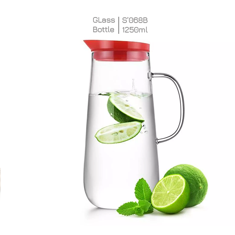 Bình thủy tinh Samadoyo S068B (Đỏ) 1250ml
