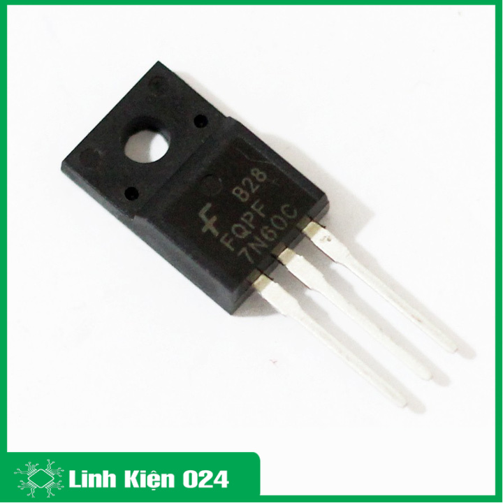 Mosfet 7n60 to-220 7a 600v n-ch nhỏ gọn, tiện lợi