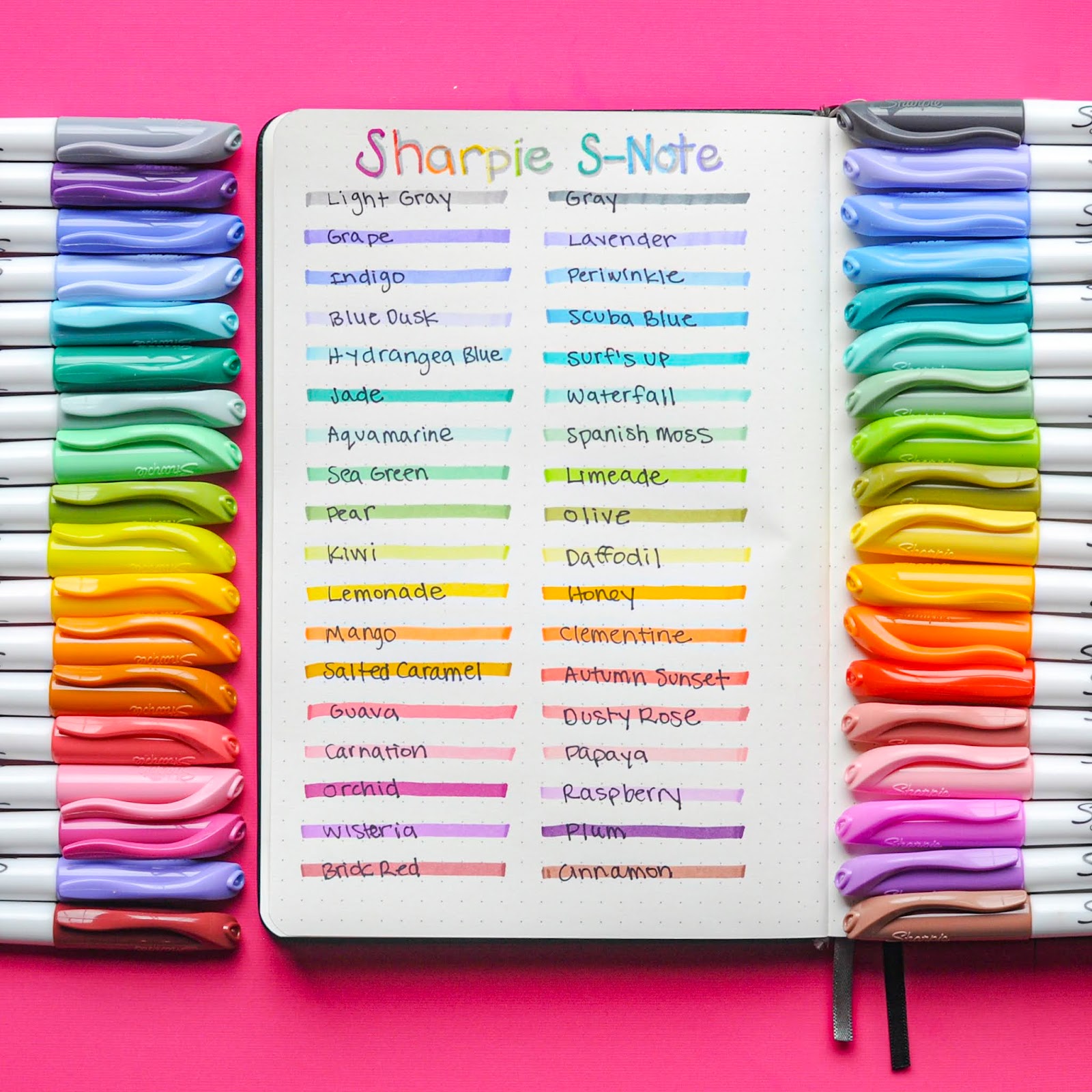 36 Pack Sharpie S-Note Creative Markers, Assorted Ink Colors