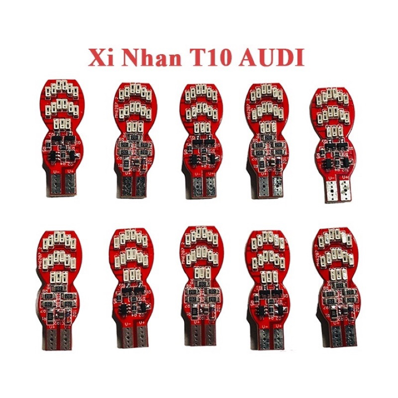 Đèn xi nhan demi t10 chạy đuổi audi gắn xe máy
