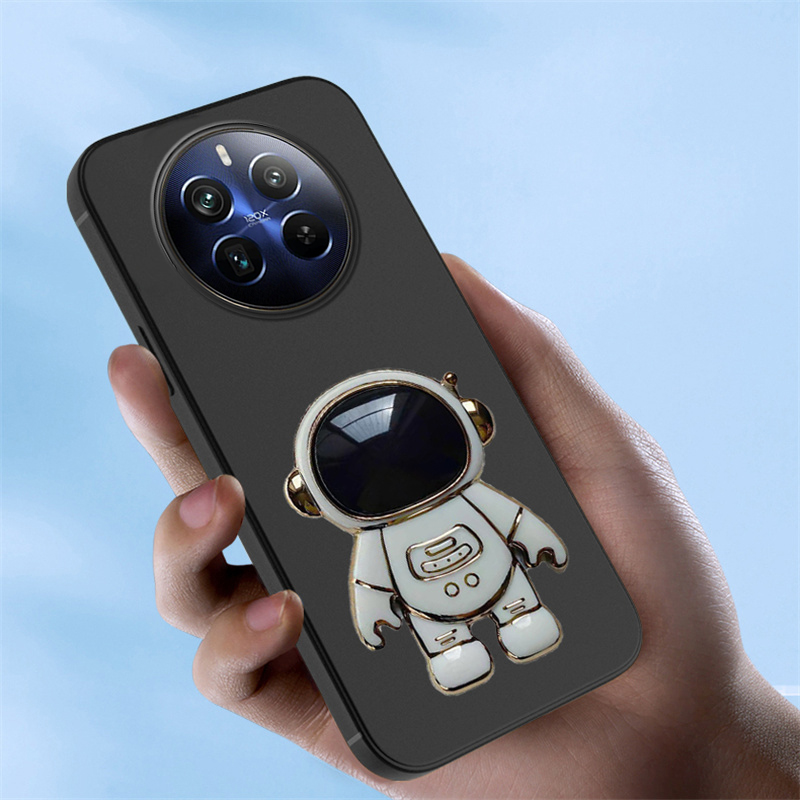 New Phone case Realme 13 Pro+ Back cover Fashionable Cartoon Astronaut Stand dustproof Smooth For Realme13 Pro case. 