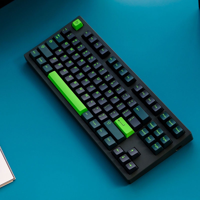 【253keys】GMK Wavez keycaps Cherry Profile DOUBLE SHOT ABS FONT for MX Switch Mechanical Keyboard