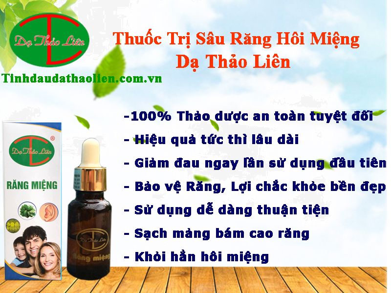 Tinh dầu răng miệng Dạ Thảo Liên chính hãng