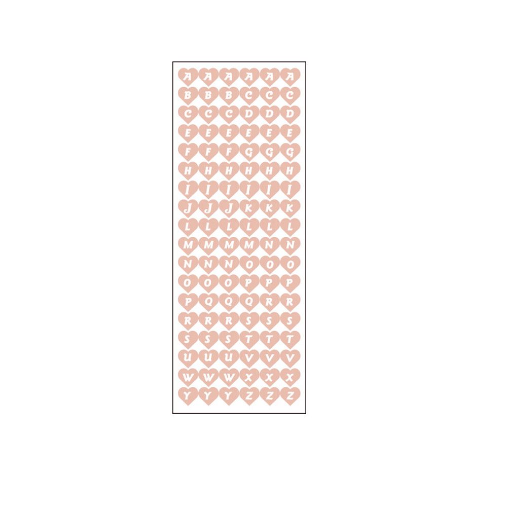 CEMOMEF Girls Phone Diary Planner Handbook Scrapbooking DIY Album Decorative Alphabet Stationery Sticker Bling Heart Letters Letters Label Sticker School Supplies