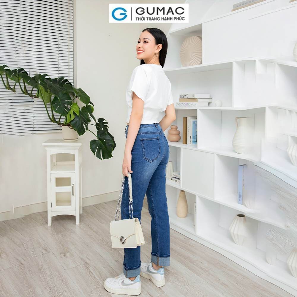 [SALE MẠNH| Voucher 8 - 15%] Quần Jeans slim QJD11022 thời trang GUMAC