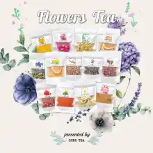ภาพขนาดย่อของภาพหน้าปกสินค้าขนาดทดลอง  ชา ดอกไม้ บรรจุถุงซิป  ราคาพิเศษสุด ๆ  ดอกไม้แห้ง จากร้าน Guru Tea บน Lazada
