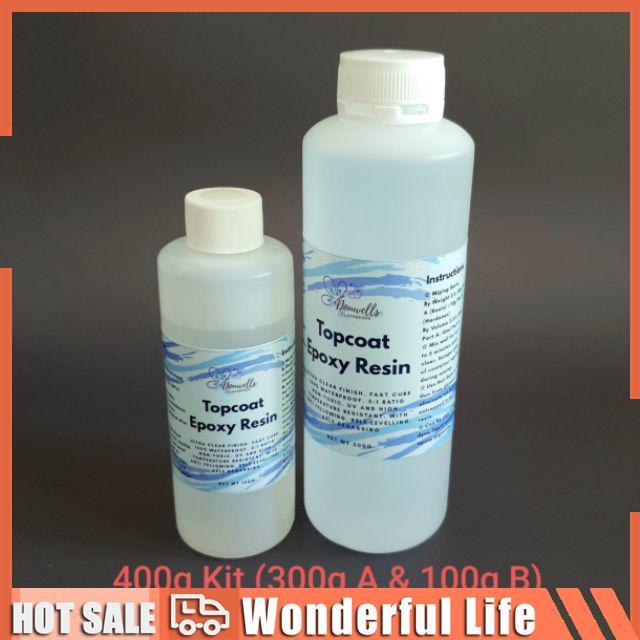 View of TOPCOAT EPOXY RESIN Sealer and Doming Resin for Wood Stone Marble Clay ...