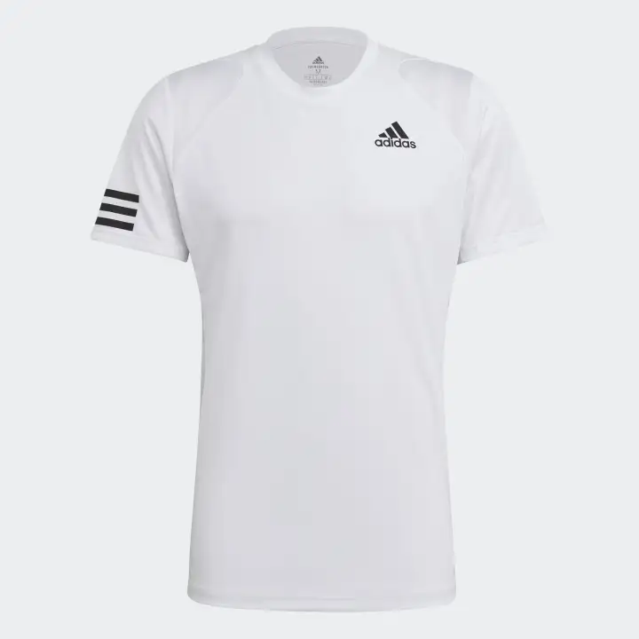 adidas club 3 stripes tee