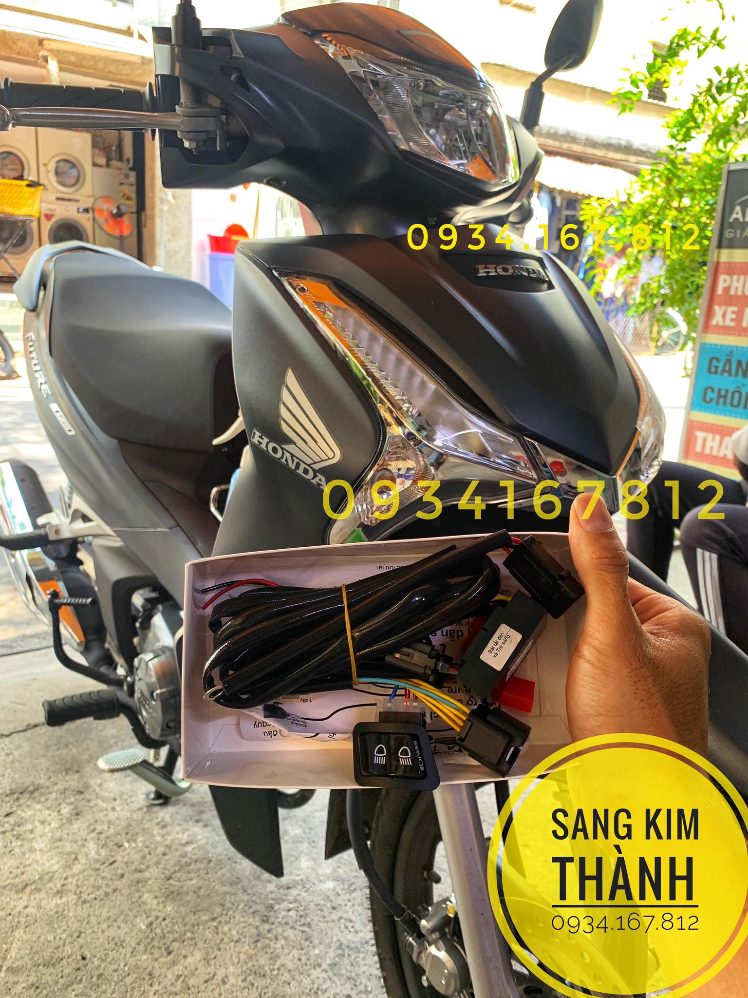 Mạch auto passing tắt đèn pha future 2019 -> 2023 và tắt mở đèn trợ sáng