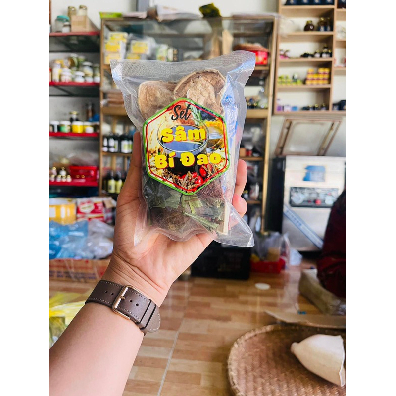 Trà SÂM BÍ ĐAO HẠT CHIA mix THẠCH SƯƠNG SÁO (SÂM BÍ ĐAO 15 VỊ)