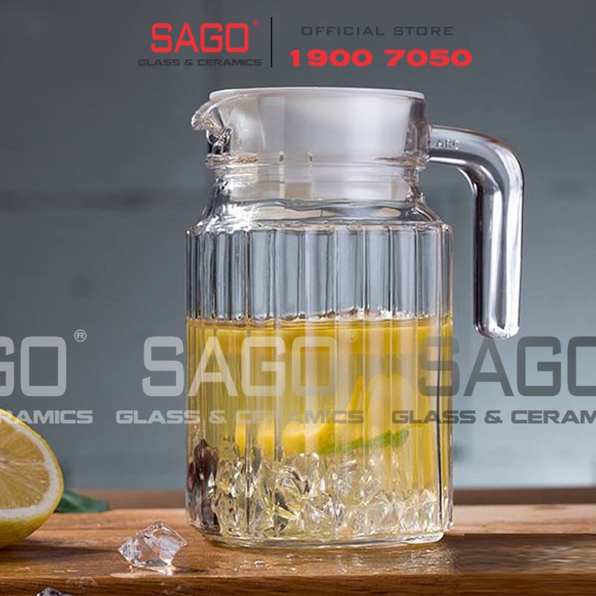 Bình nước thủy tinh luminarc quadro 500ml | luminarc g2667 , thủy tinh cao cấp