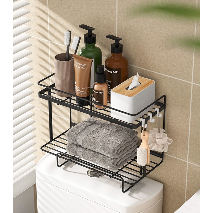 Toilet Bowl Rack Bathroom Organiser Bathroom Rack Storage Rack Flush ...