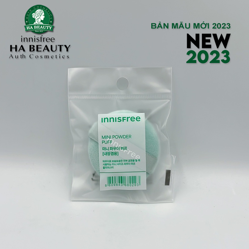 Bông phấn trang điểm dùng cho phấn phủ bột innisfree Mini Powder Puff