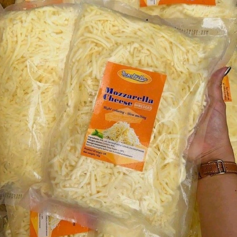 1Kg Phô mai Mozzarella bào sợi (giao tphcm)