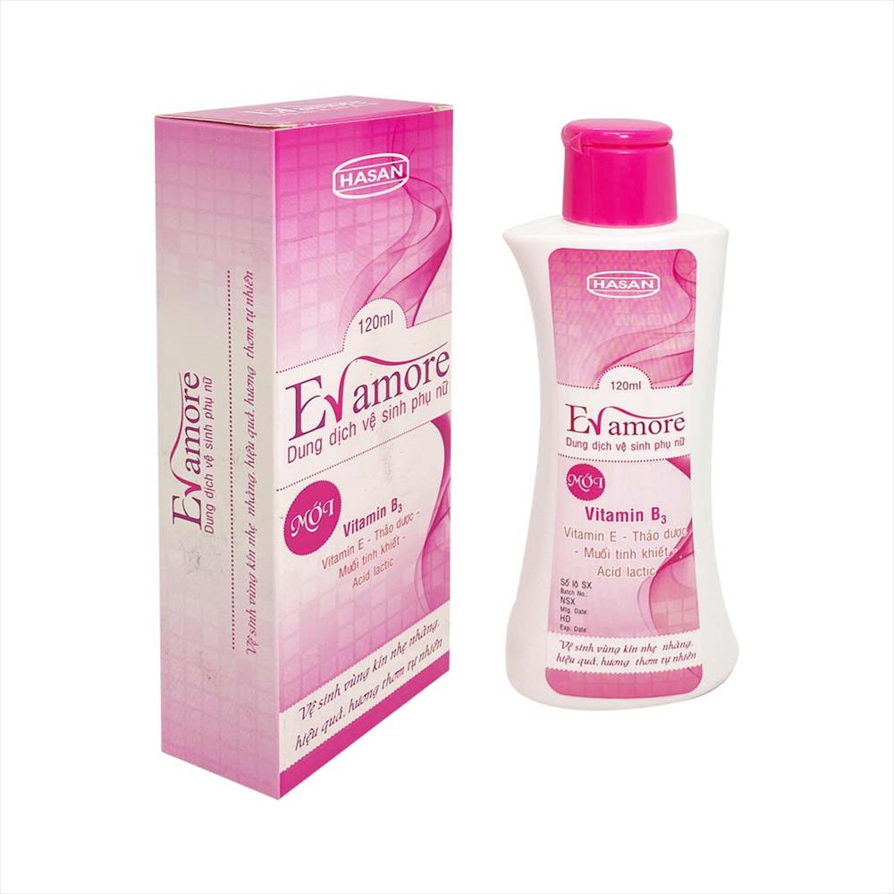 Dung dịch vệ sinh evamore chai 120ml