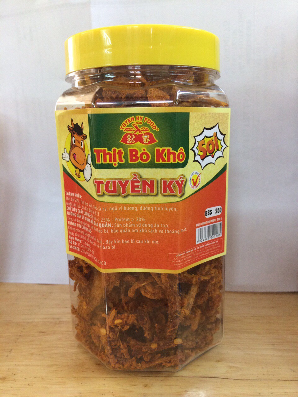 Khô bò sợi tuyền ký bss hủ 200g
