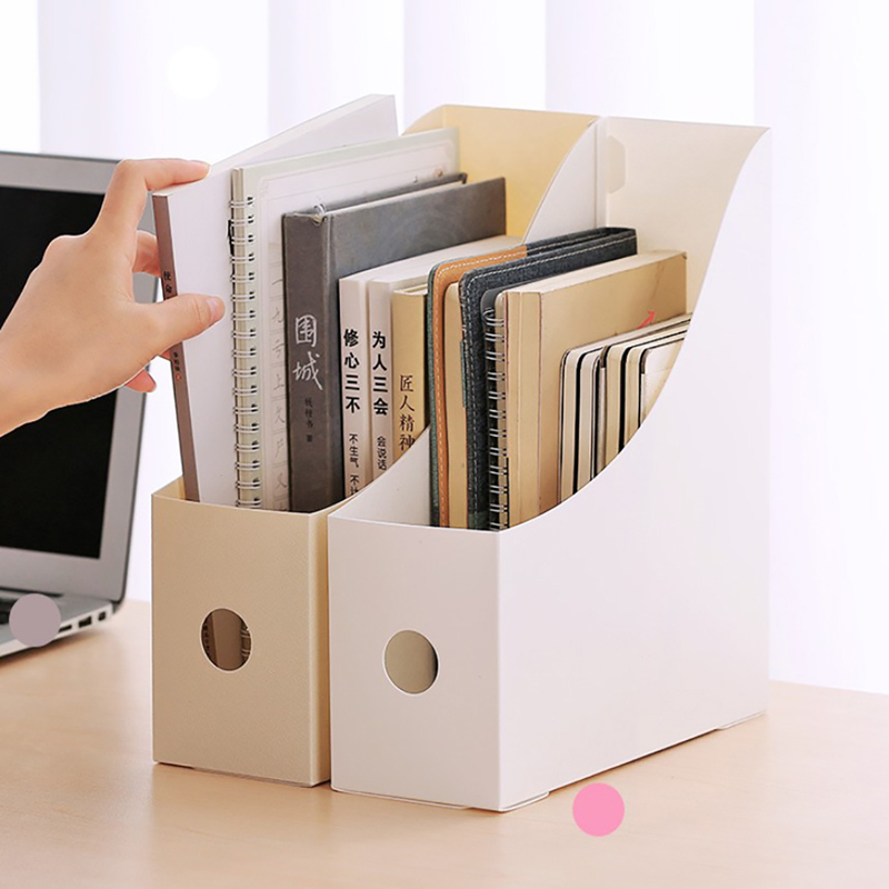 Office Document File Storage Box Folding Desktop Books Storage Office Supplies Moyao. 