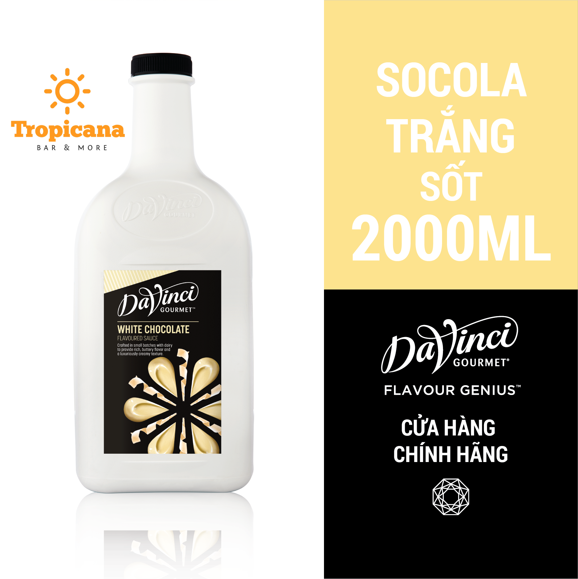 Sauce Davinci Gourmet đủ vị - Chai 2L