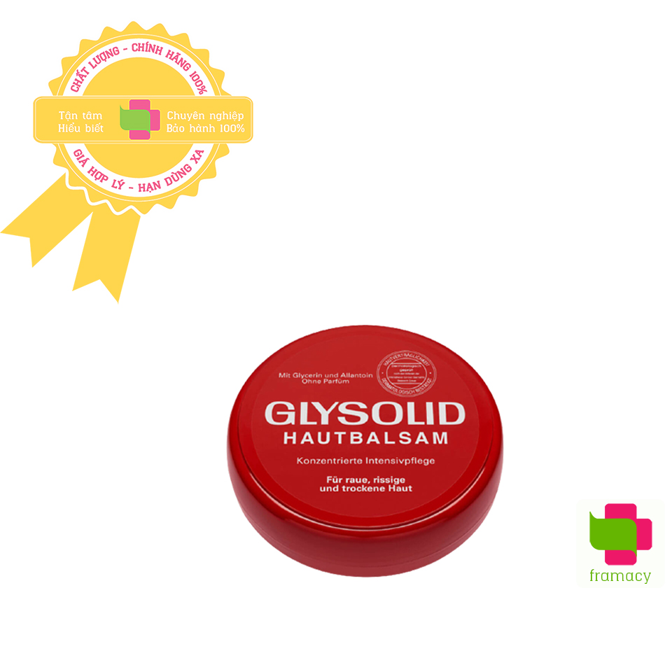 Kem bôi Glysolid Hautbalsam, Đức (100ml) giảm nẻ gót chân