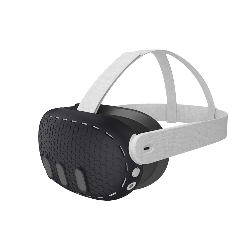 Silicone Protective Cover for Meta Quest 3 Accessories VR Anti-scratch Protection Case for Meta Quest3 Sweat-Proof Shell