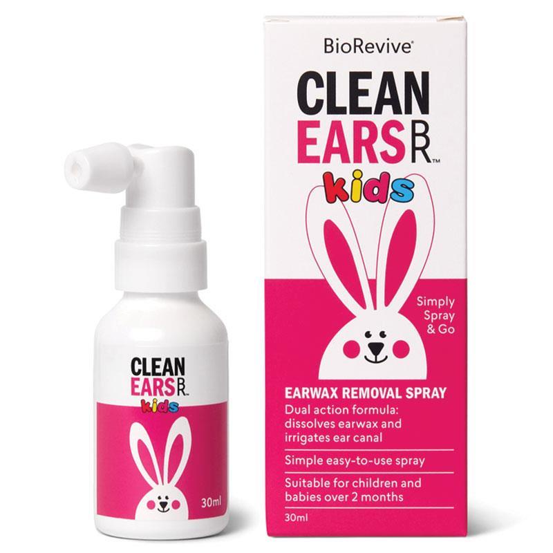 Xịt tan ráy tai cho bé cleanears kids 30ml, úc ntna