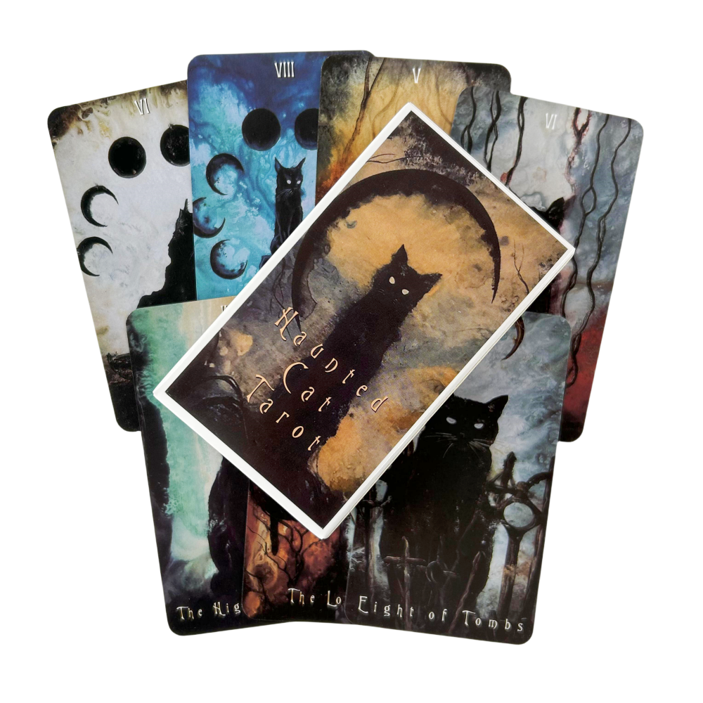【SmartHorizon】Cats Kitten Tarot Deck Cards Game Divination Deck English ...
