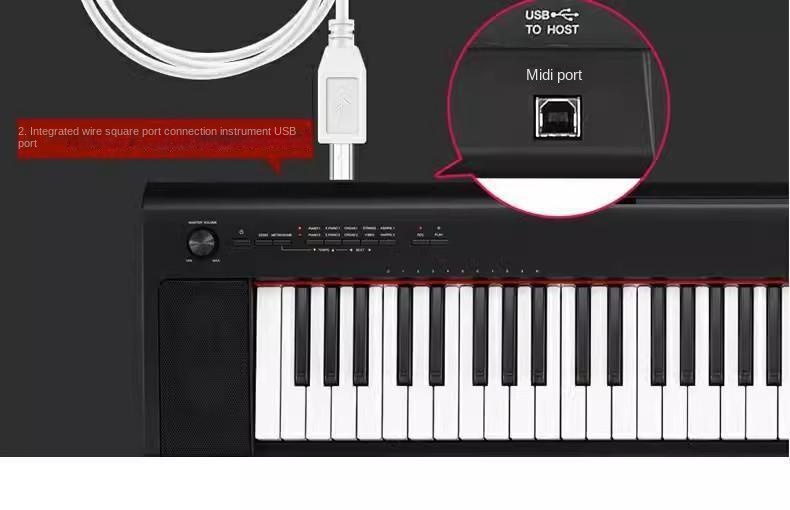 Printer Cable Usb 2.0 for IPhone To Musical Instrument Digital Piano USB Camera Audio for IPad USB B Adapter Male To Male MIDI OTG Cable