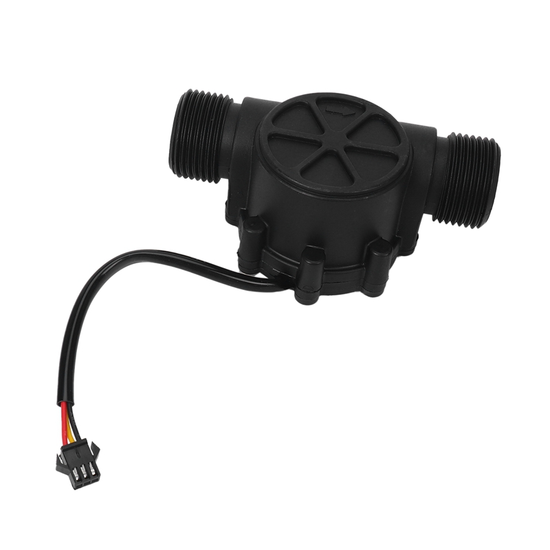 1pcs water flow sensor dn25 dc3.5-24v 1 inch 2-100l/min hall flowmeter heat pump water heater flow meter switch counter