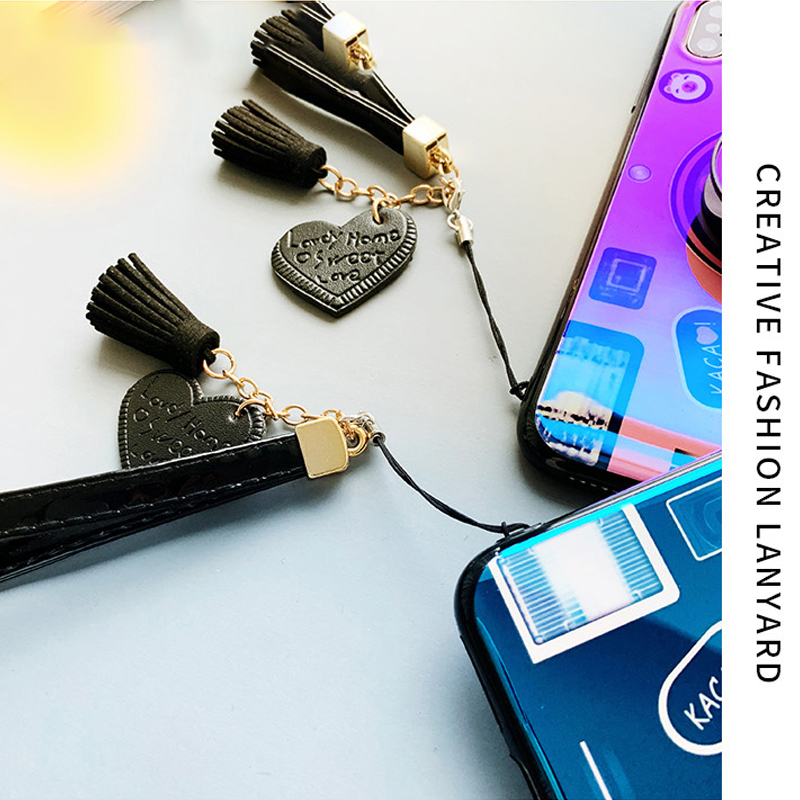 Gloden tree For Huawei Nova 8i Lite Case Camera Pattern + Stand + Beautiful Tassel Hand Strap Protective Back Cover Couple Cases