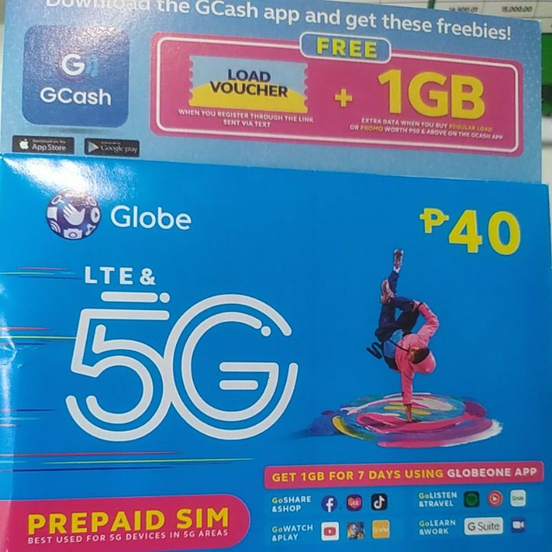 Globe Special Number 5G LTE TriCut Simcard Brand New Fresh Sealed ...