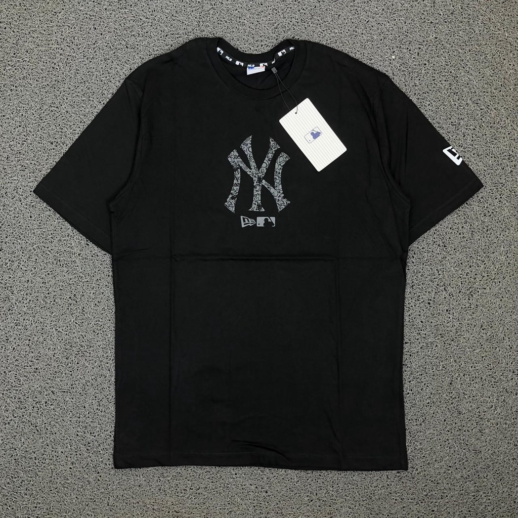 T-shirts New Era Mlb Stadium Graphic Os Tee New York Yankees Black/ Optic  White