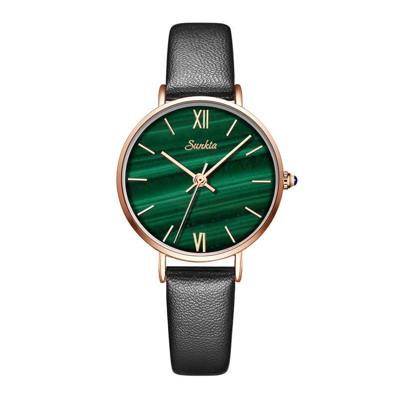 SUNKTA%206691%20Women's%20Quartz%20Watch%20Simple%20Gradient%20Small%20Green%20Watch%20Milan%20Mesh%20Belt%20Watch%20Belt%20Watch%20-%20Image%204