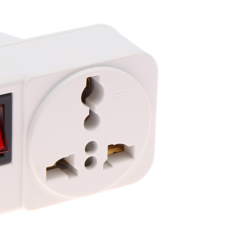 Universal UK EU 10A 250V Extension Socket Portable Wall Power Outlet ...