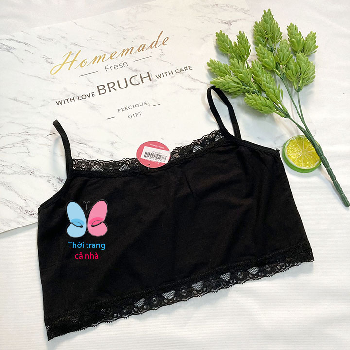 [HCM]ÁO LÁ NGẮN PHỐI REN CHO BẠN GÁI BÉ GÁI ÁO LÓT LÁ VẢI HỌC SINH CẤP 2 3- AOLA02