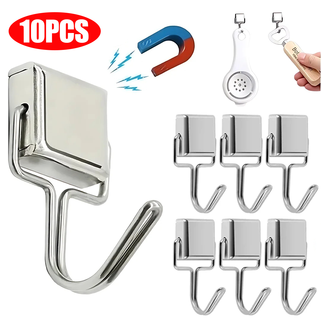 1-10 chiếc móc vuông móc đựng khả năng chịu tải đa năng móc đựng đồ treo tường